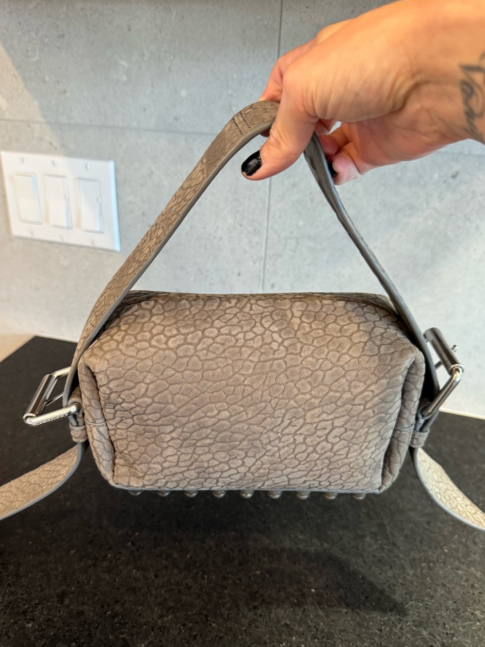 Alexander Wang Ricco Bag – Small – Grey – Excellent Condition